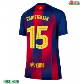 Barcelona Andreas Christensen #15 Hemmatröja Kvinnor 2025-26 Kortärmad